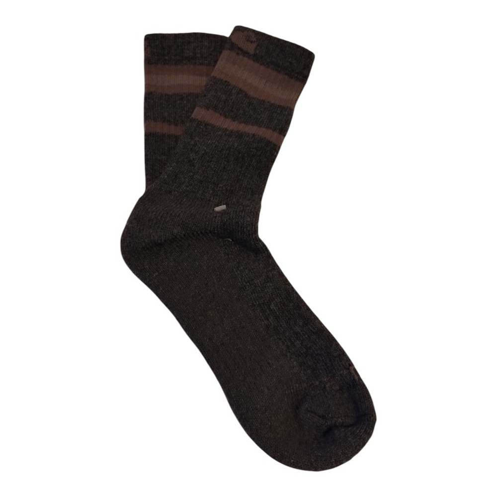 Carhartt Men's Striped Cotton Reinforced Toe Mid Calf Crew Socks Heavyweight